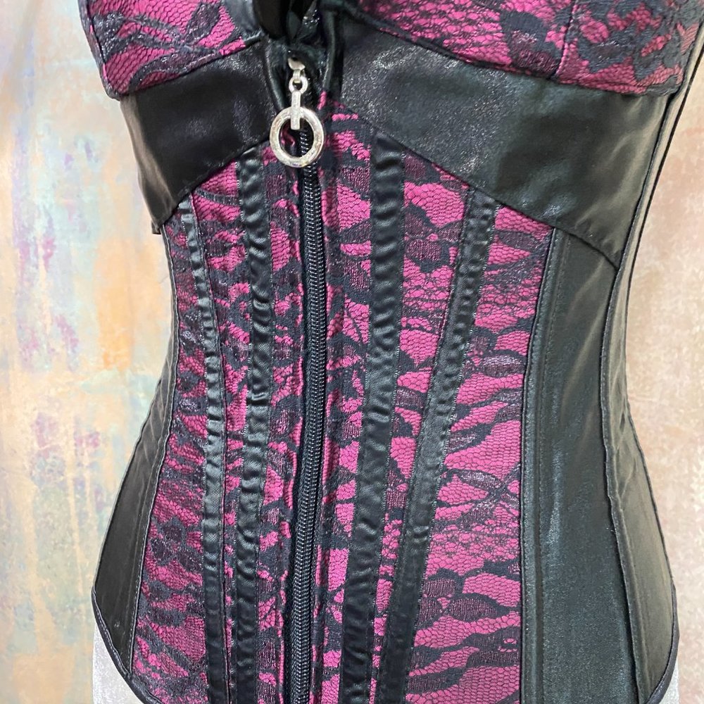 SS-Zippered Front Corset
